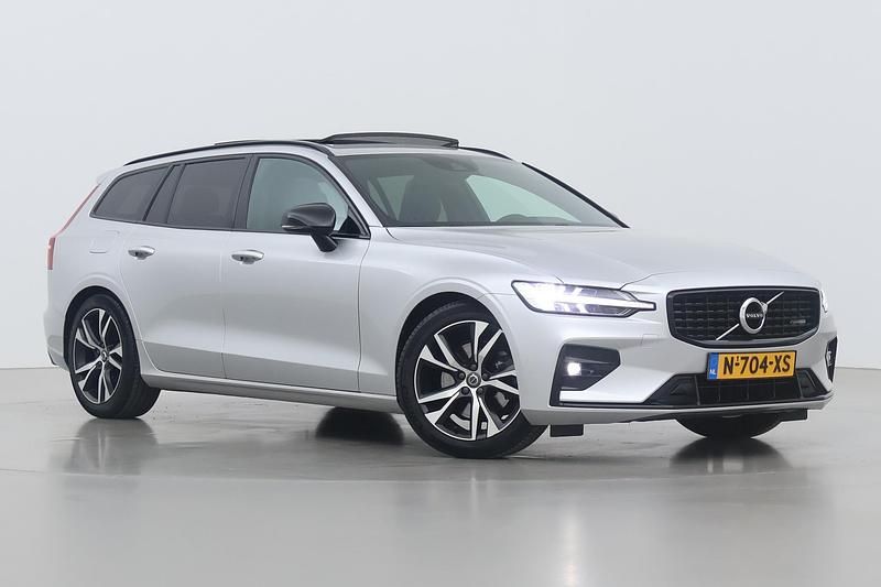 Grijs Gebruikt 2021 Volvo V60 R-Design Stationwagen | € 25.800 (Eerlijke prijs) - Afbeelding 1/1