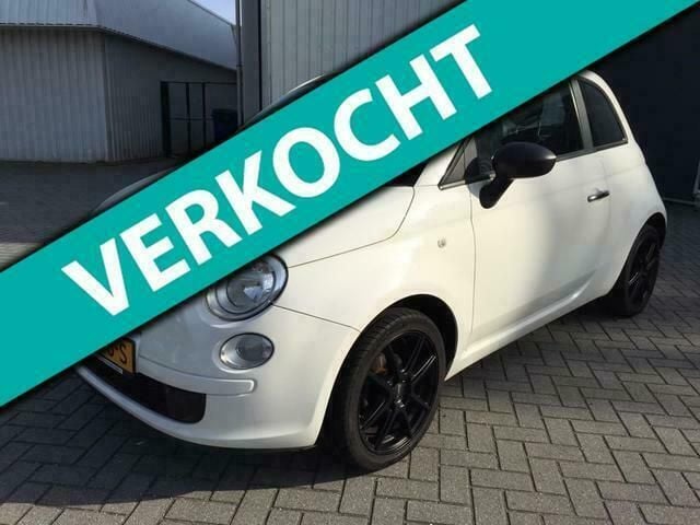 Wit Gebruikt 2009 Fiat 500 Lounge Hatchback | € 4.950 (Goede deal) - Afbeelding 1/4