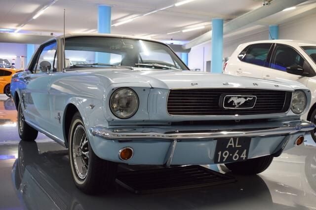 Blauw Gebruikt 1966 Ford Mustang Coupé | € 44.950 - Afbeelding 1/4