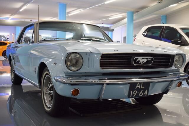 Blauw Gebruikt 1966 Ford Mustang Coupé | € 44.950 - Afbeelding 1/4
