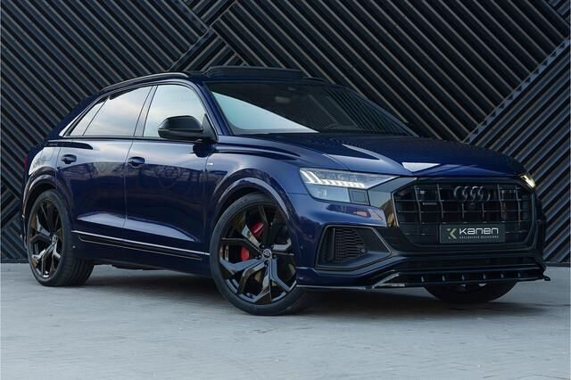 Blauw, metallic lak Gebruikt 2021 Audi Q8 S-Line SUV | € 72.900 (Iets duurder) - Afbeelding 1/4