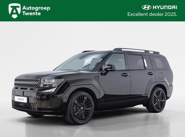 Zwart Nieuw 2025 Hyundai Santa Fe Blackline SUV | € 64.950 (Super prijs) - Afbeelding 1/4