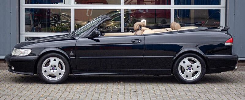 Zwart Gebruikt 2000 Saab 9-3 Cabriolet Cabriolet | € 3.950 - Afbeelding 1/4