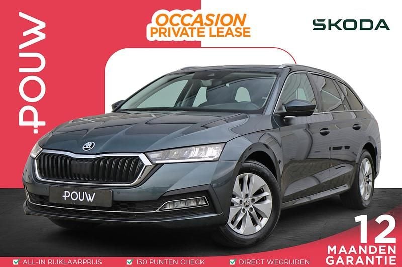 Grijs (metallic) Gebruikt 2021 Skoda Octavia Business Line Stationwagen | € 21.450 (Eerlijke prijs) - Afbeelding 1/3