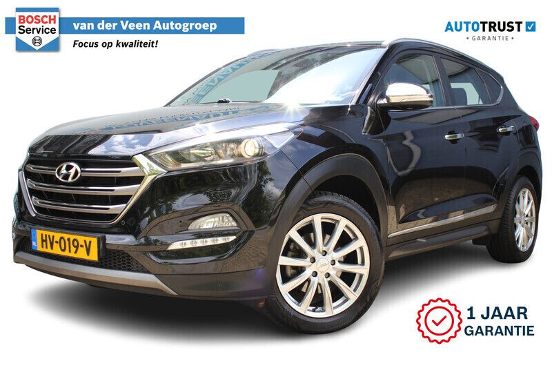 Zwart Gebruikt 2016 Hyundai Tucson Comfort SUV | € 14.950 (Eerlijke prijs) - Afbeelding 1/4