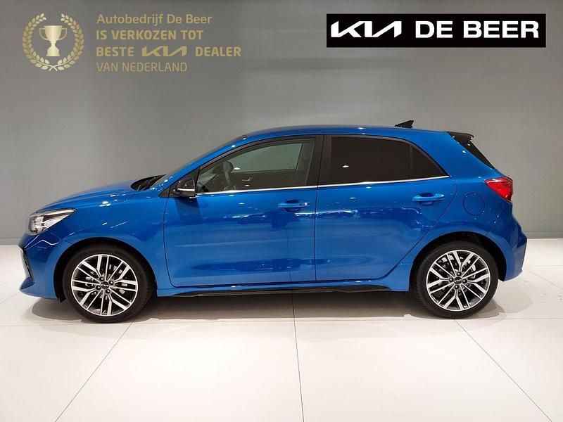 Blauw Occasion 2022 Kia Rio GT-Line Hatchback | € 18.995 (Duur) - Afbeelding 1/4