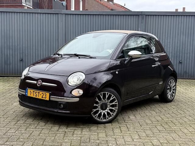Occasion Fiat 500C Lounge 86 PK (63 kW) 2014 Paars (metallic) Cabriolet