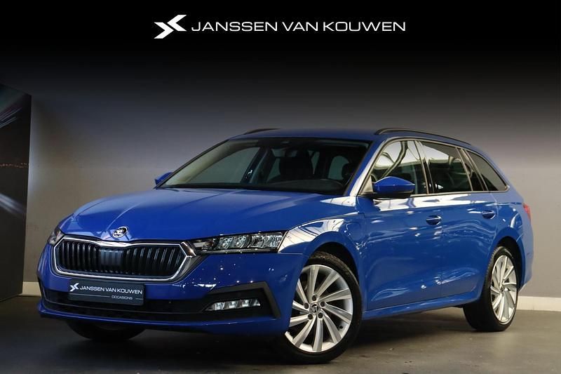 Blauw Occasion 2022 Skoda Octavia Business Line Stationwagen | € 23.885 (Eerlijke prijs) - Afbeelding 1/4