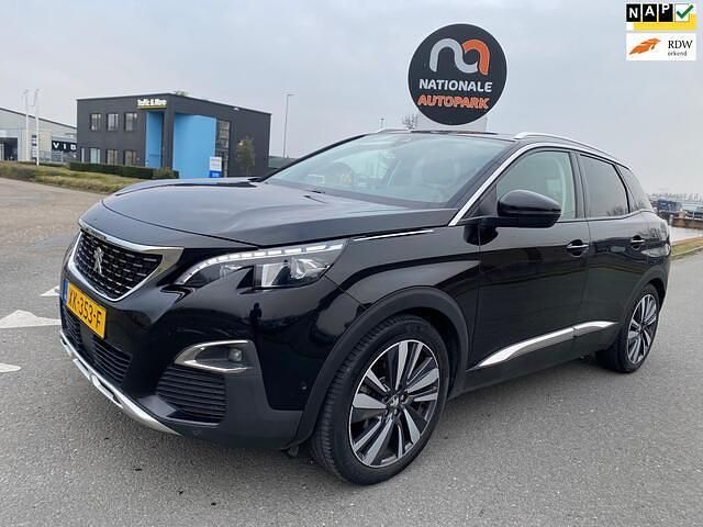 Zwart Occasion 2019 Peugeot 3008 Allure SUV | € 10.500 (Goede deal) - Afbeelding 1/4