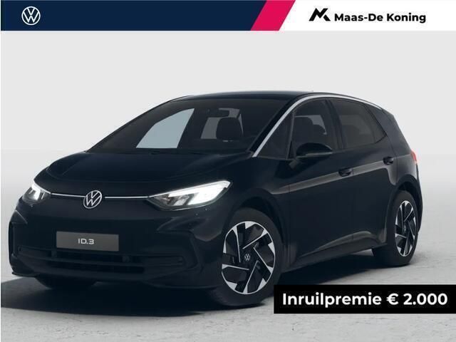 Zwart Nieuw 2026 VW ID.3 Black Edition Hatchback | € 33.980 - Afbeelding 1/3