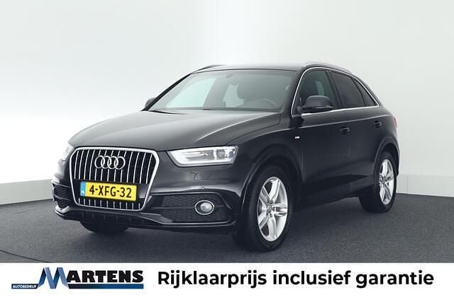 Zwart Occasion 2014 Audi Q3 S-Line SUV | € 14.949 (Eerlijke prijs) - Afbeelding 1/4