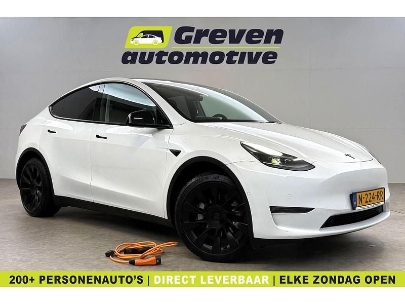 Wit Occasion 2021 Tesla Model Y Long Range AWD SUV | € 30.000 (Eerlijke prijs) - Afbeelding 1/4