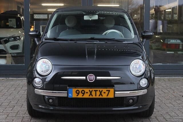 Zwart Gebruikt 2012 Fiat 500C Lounge Cabriolet | € 5.425 (Eerlijke prijs) - Afbeelding 1/4