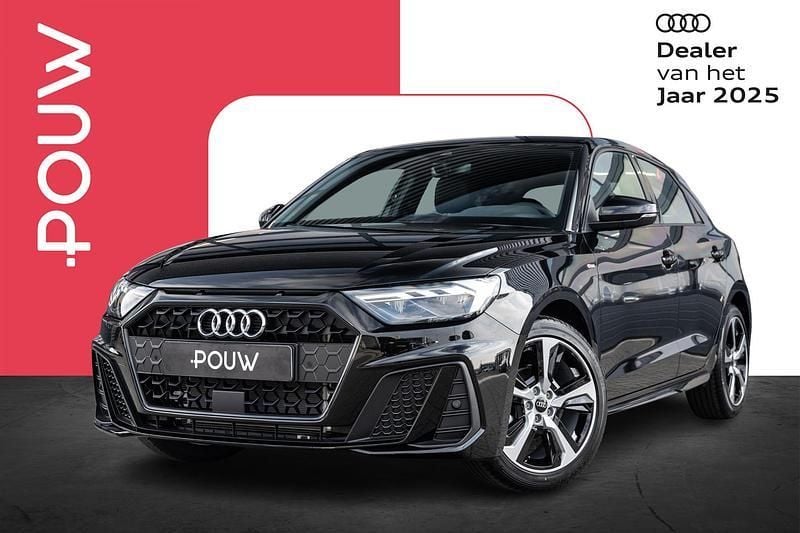 Zwart Nieuw 2025 Audi A1 Sportback S-Line Hatchback | € 39.450 (Eerlijke prijs) - Afbeelding 1/4