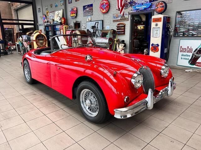Occasion Jaguar XK 265 PK (194 kW) 1958 Rood Cabriolet
