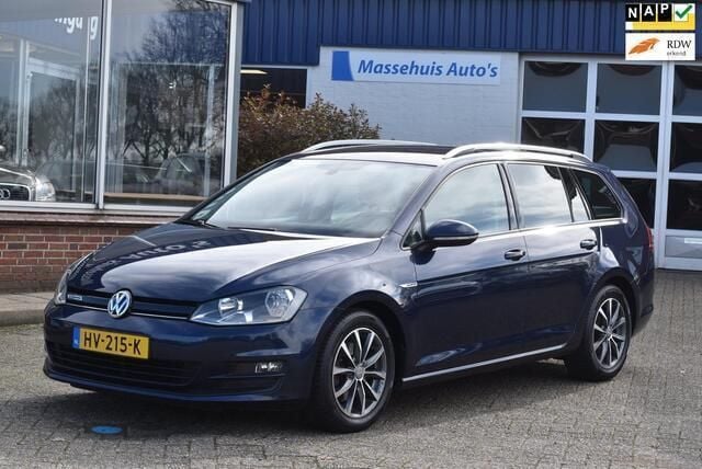 Blauw Gebruikt 2015 VW Golf VII Edition Stationwagen | € 10.850 (Eerlijke prijs) - Afbeelding 1/4