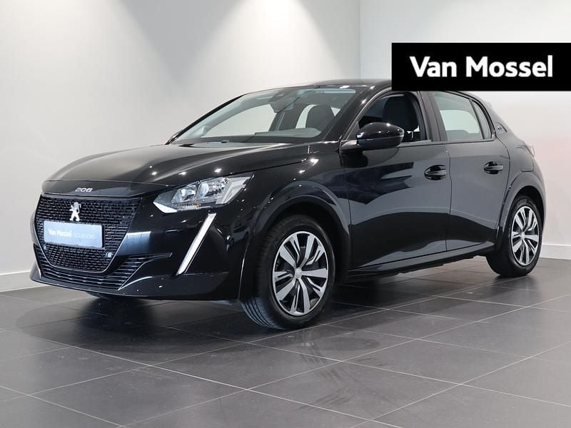 Zwart Gebruikt 2021 Peugeot e-208 Active Hatchback | € 14.400 (Super prijs) - Afbeelding 1/4