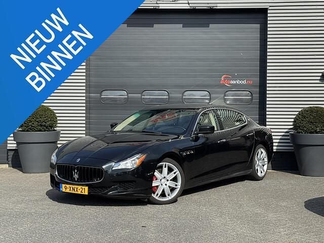 Zwart Gebruikt 2014 Maserati Quattroporte Sedan | € 18.990 - Afbeelding 1/4