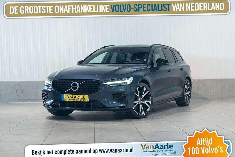 Blauw Gebruikt 2021 Volvo V60 R-Design Stationwagen | € 28.850 (Eerlijke prijs) - Afbeelding 1/3