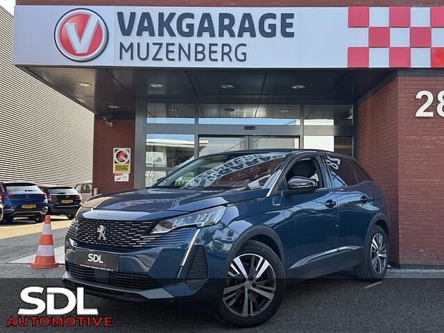 Blauw Gebruikt 2022 Peugeot 3008 Allure SUV | € 24.945 (Super prijs) - Afbeelding 1/4