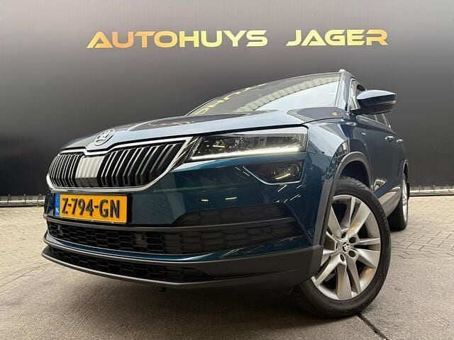 Blauw Gebruikt 2021 Skoda Karoq Business Line SUV | € 24.950 (Super prijs) - Afbeelding 1/4