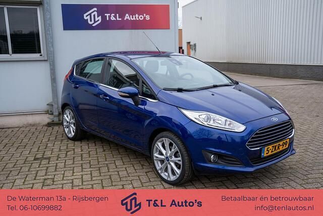Occasion Ford Fiesta Titanium 101 PK (74 kW) 2015 Blauw (metallic) Hatchback