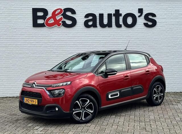 Rood Gebruikt 2022 Citroën C3 Business Class Hatchback | € 12.900 (Eerlijke prijs) - Afbeelding 1/4