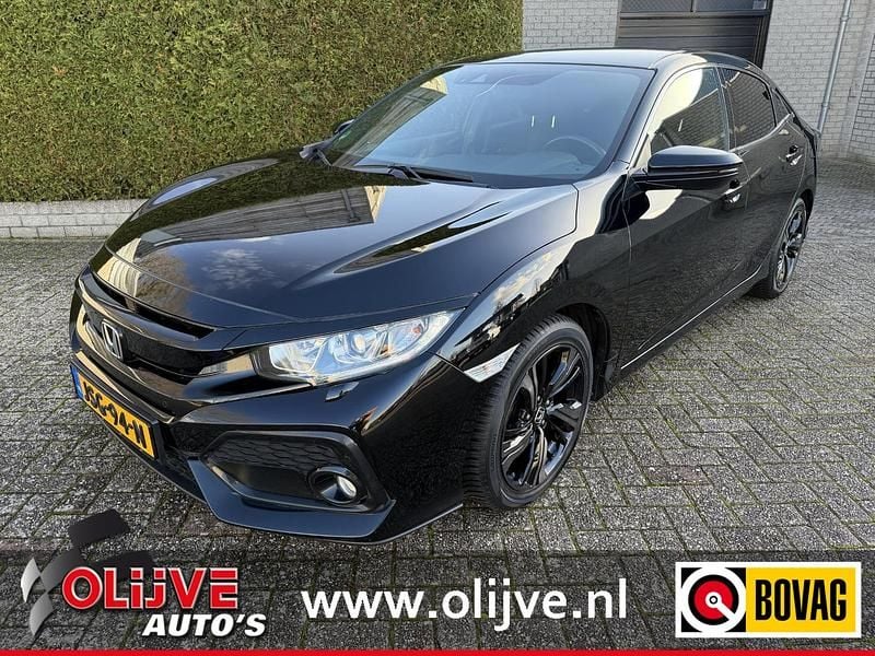 Zwart Occasion 2020 Honda Civic Elegance Hatchback | € 18.990 (Eerlijke prijs) - Afbeelding 1/4