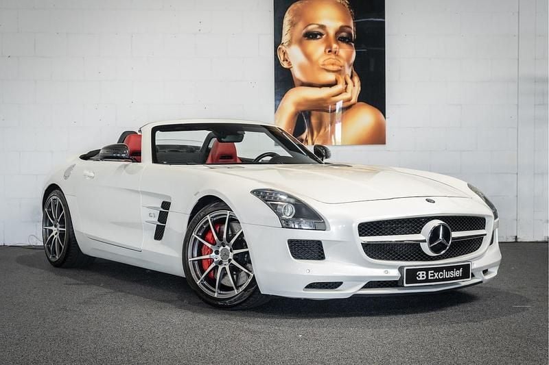 Wit Occasion 2011 Mercedes SLS AMG AMG Cabriolet | € 177.950 - Afbeelding 1/4