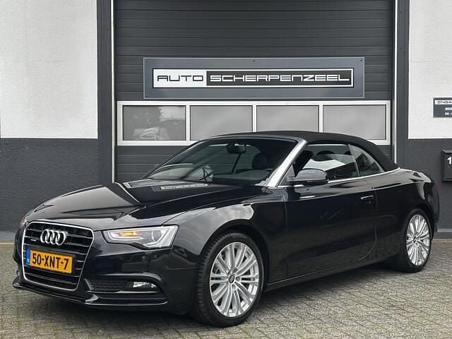 Zwart Gebruikt 2012 Audi A5 Cabriolet Cabriolet | € 15.995 (Eerlijke prijs) - Afbeelding 1/4