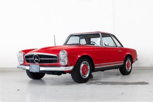 Rood Gebruikt 1968 Mercedes SL280 Cabriolet | € 90.000 - Afbeelding 1/4