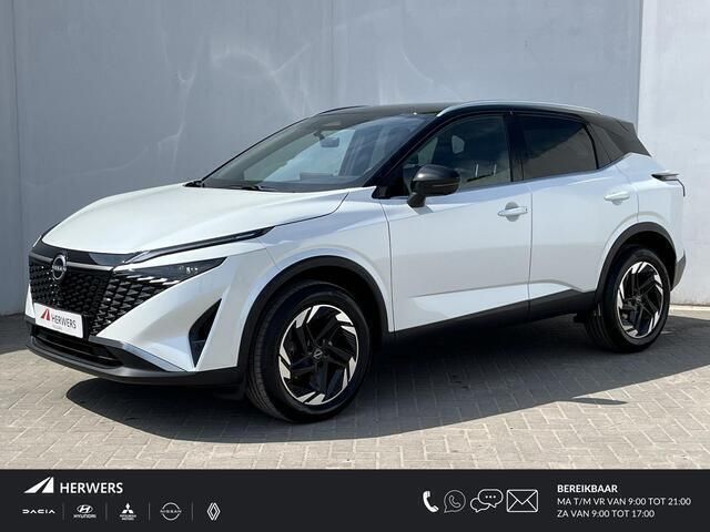 Wit Gebruikt 2024 Nissan Qashqai N-Connecta SUV | € 34.885 (Eerlijke prijs) - Afbeelding 1/4