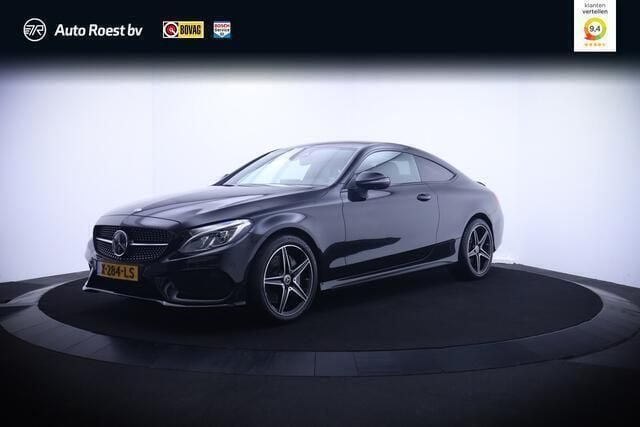 Zwart, metallic lak Gebruikt 2017 Mercedes C250 AMG Line Premium Coupé | € 28.950 (Iets duurder) - Afbeelding 1/4