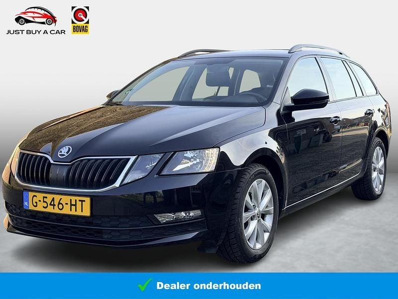 Zwart Occasion 2019 Skoda Octavia Business Line Stationwagen | € 10.750 (Eerlijke prijs) - Afbeelding 1/3
