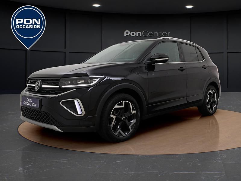 Zwart Gebruikt 2025 VW T-Cross R-line SUV | € 35.850 - Afbeelding 1/3