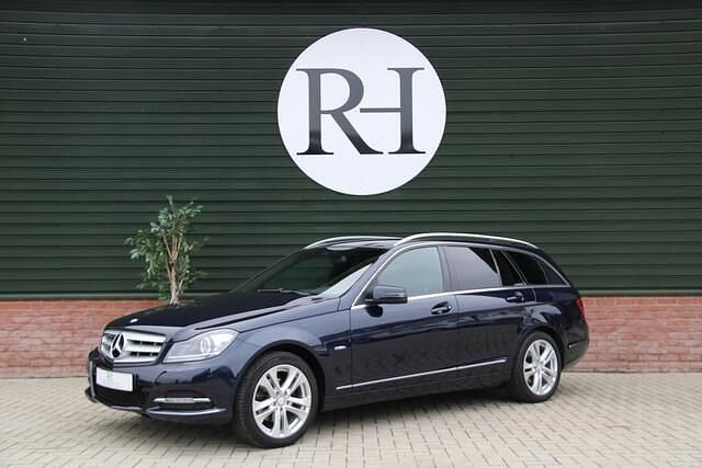 Blauw Gebruikt 2012 Mercedes C180 Avantgarde Stationwagen | € 10.440 (Eerlijke prijs) - Afbeelding 1/4
