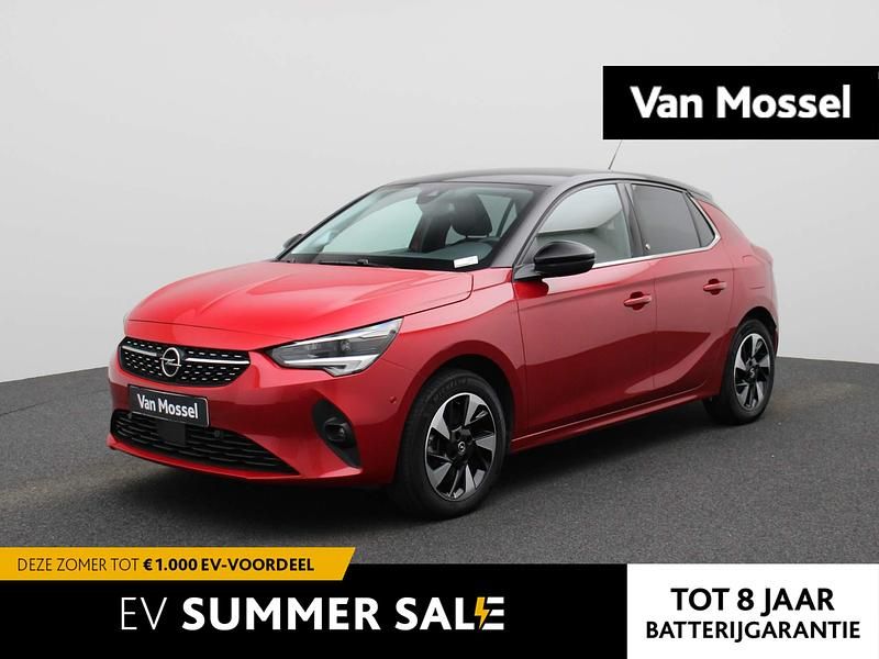 Rood Gebruikt 2022 Opel Corsa-e Elegance Hatchback | € 17.400 (Eerlijke prijs) - Afbeelding 1/4