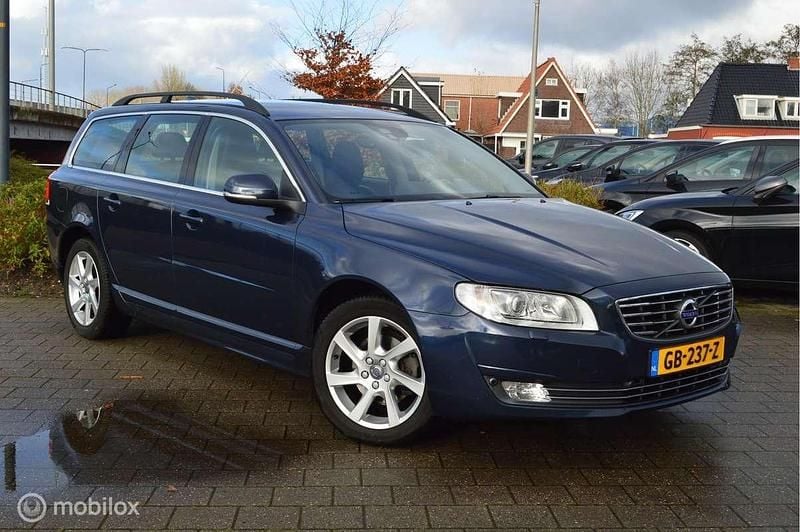 Blauw Gebruikt 2015 Volvo V70 Stationwagen | € 7.500 (Super prijs) - Afbeelding 1/4