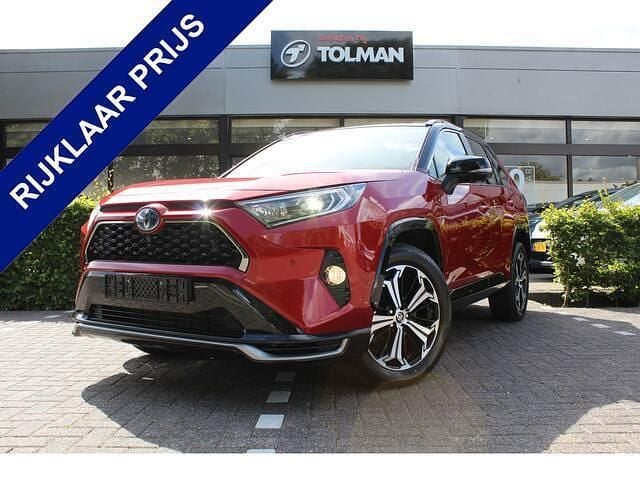 Rood, metallic lak Gebruikt 2021 Toyota RAV4 Plus SUV | € 42.950 (Eerlijke prijs) - Afbeelding 1/4