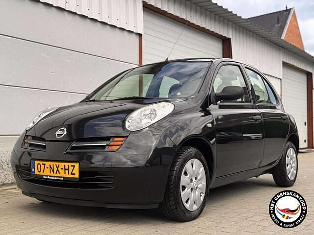 Zwart Gebruikt 2004 Nissan Micra Visia Hatchback | € 1.999 (Eerlijke prijs) - Afbeelding 1/4