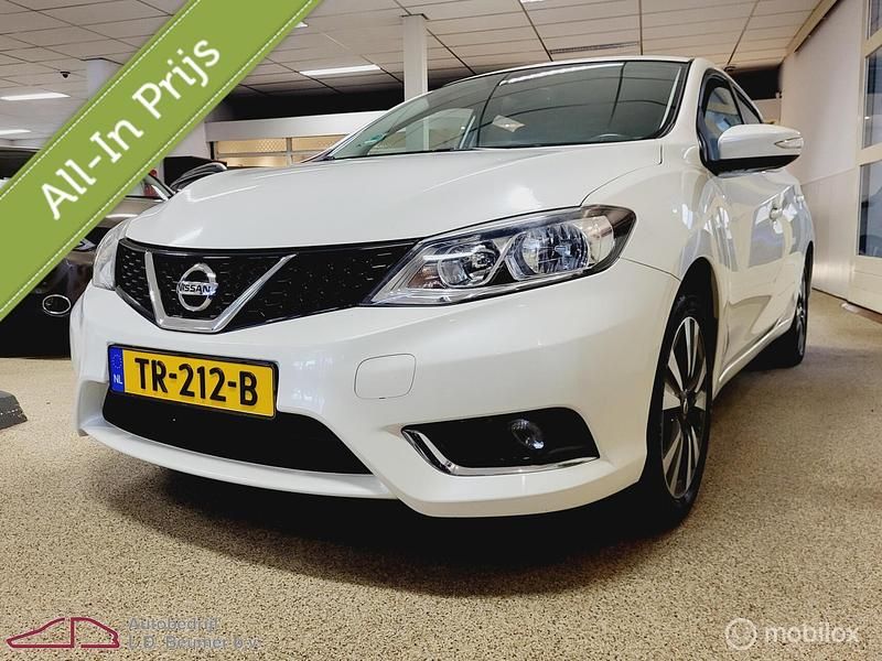 Wit (metallic) Gebruikt 2018 Nissan Pulsar Hatchback | € 10.950 (Eerlijke prijs) - Afbeelding 1/4