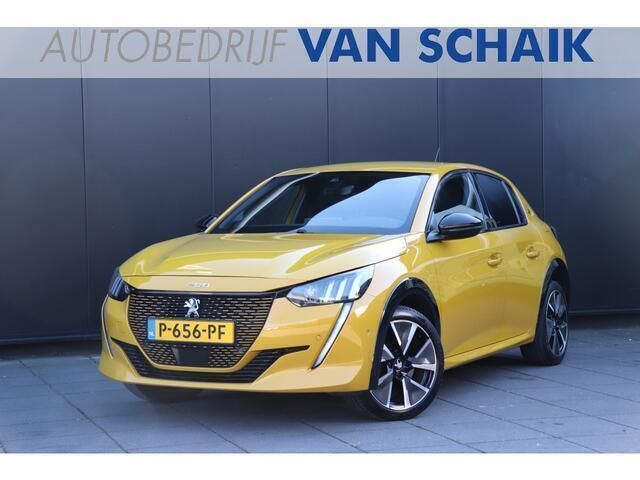 Geel Gebruikt 2021 Peugeot e-208 GT-line Hatchback | € 18.845 (Iets duurder) - Afbeelding 1/4