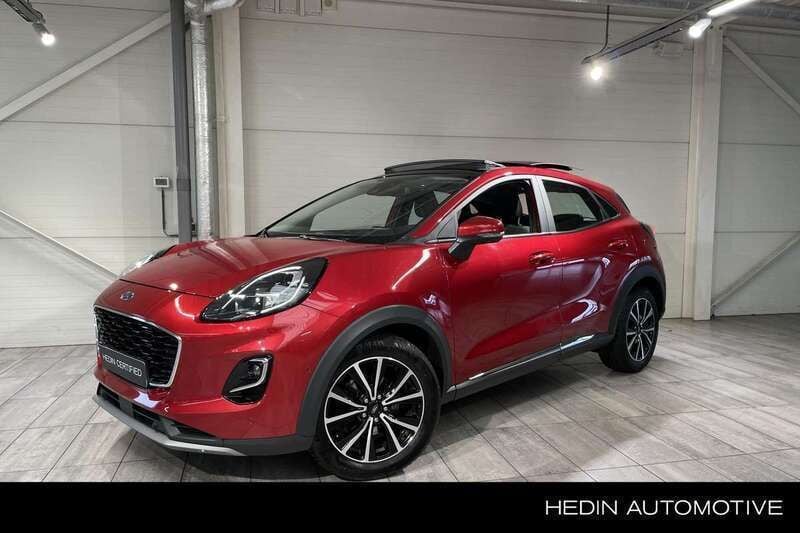 Rood Gebruikt 2020 Ford Puma Titanium SUV | € 19.945 (Eerlijke prijs) - Afbeelding 1/3