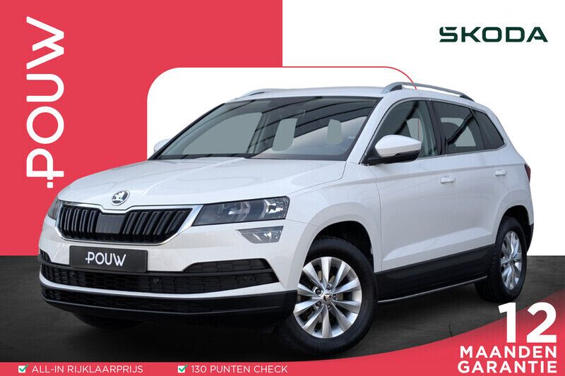 Wit Gebruikt 2019 Skoda Karoq Clever SUV | € 21.900 (Goede deal) - Afbeelding 1/4
