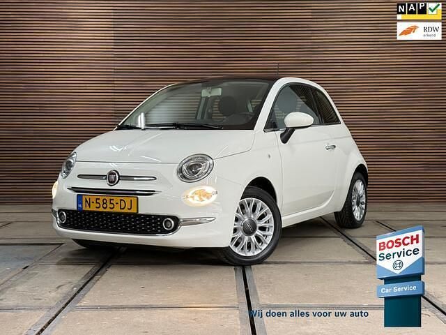 Wit Gebruikt 2018 Fiat 500 Lounge Hatchback | € 8.890 (Eerlijke prijs) - Afbeelding 1/4