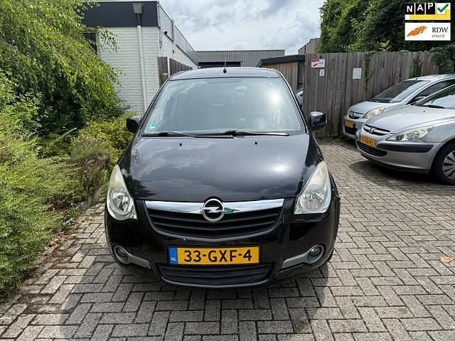 Zwart Gebruikt 2008 Opel Agila Enjoy Hatchback | € 2.250 (Super prijs) - Afbeelding 1/4