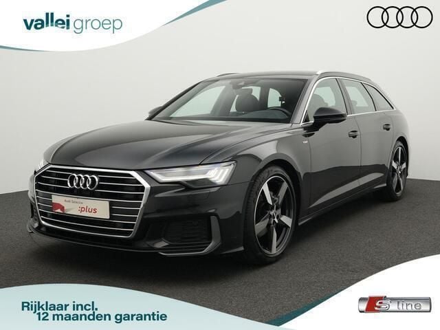 Grijs Gebruikt 2021 Audi A6 S-Line Stationwagen | € 34.900 (Super prijs) - Afbeelding 1/4