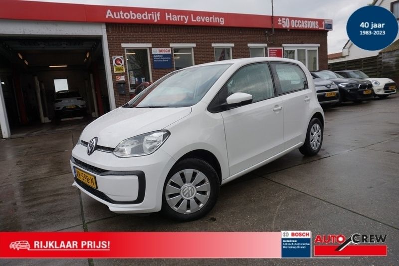 Wit Gebruikt 2019 VW up! move up! Hatchback | € 8.450 (Goede deal) - Afbeelding 1/4
