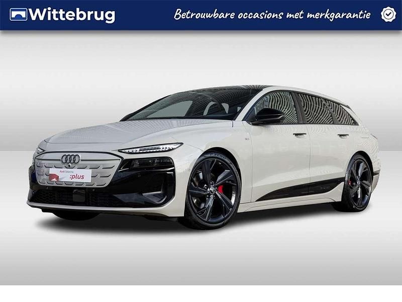 Beige Occasion 2025 Audi A6 e-tron S-Line Stationwagen | € 67.950 (Duur) - Afbeelding 1/4