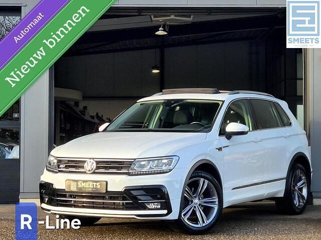 Wit Gebruikt 2018 VW Tiguan R-line SUV | € 26.500 (Eerlijke prijs) - Afbeelding 1/4